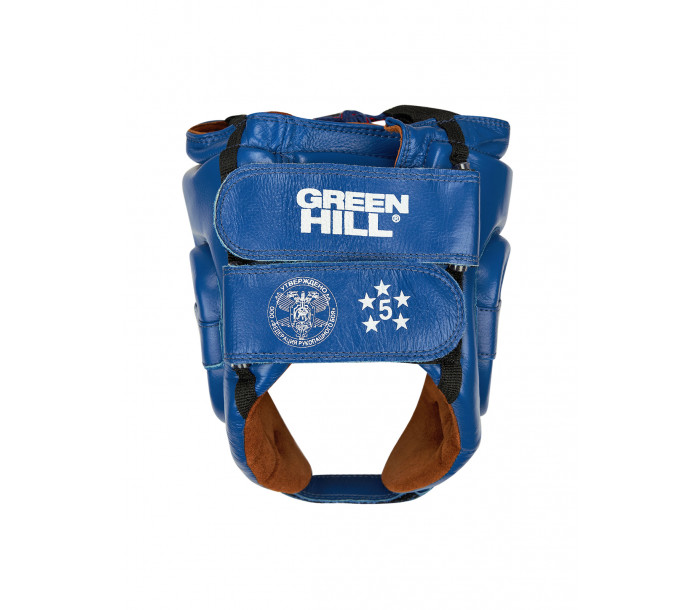 Шлем для рукопашного боя "Green Hill" FIVE STAR Approved OFRB синий р.M-фото 2 hover image